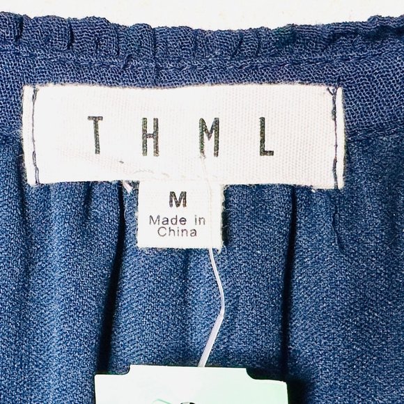 Stitch Fix THML Roonie Lined Boho Embroidered Dress - M - NWT - Picture 9 of 12